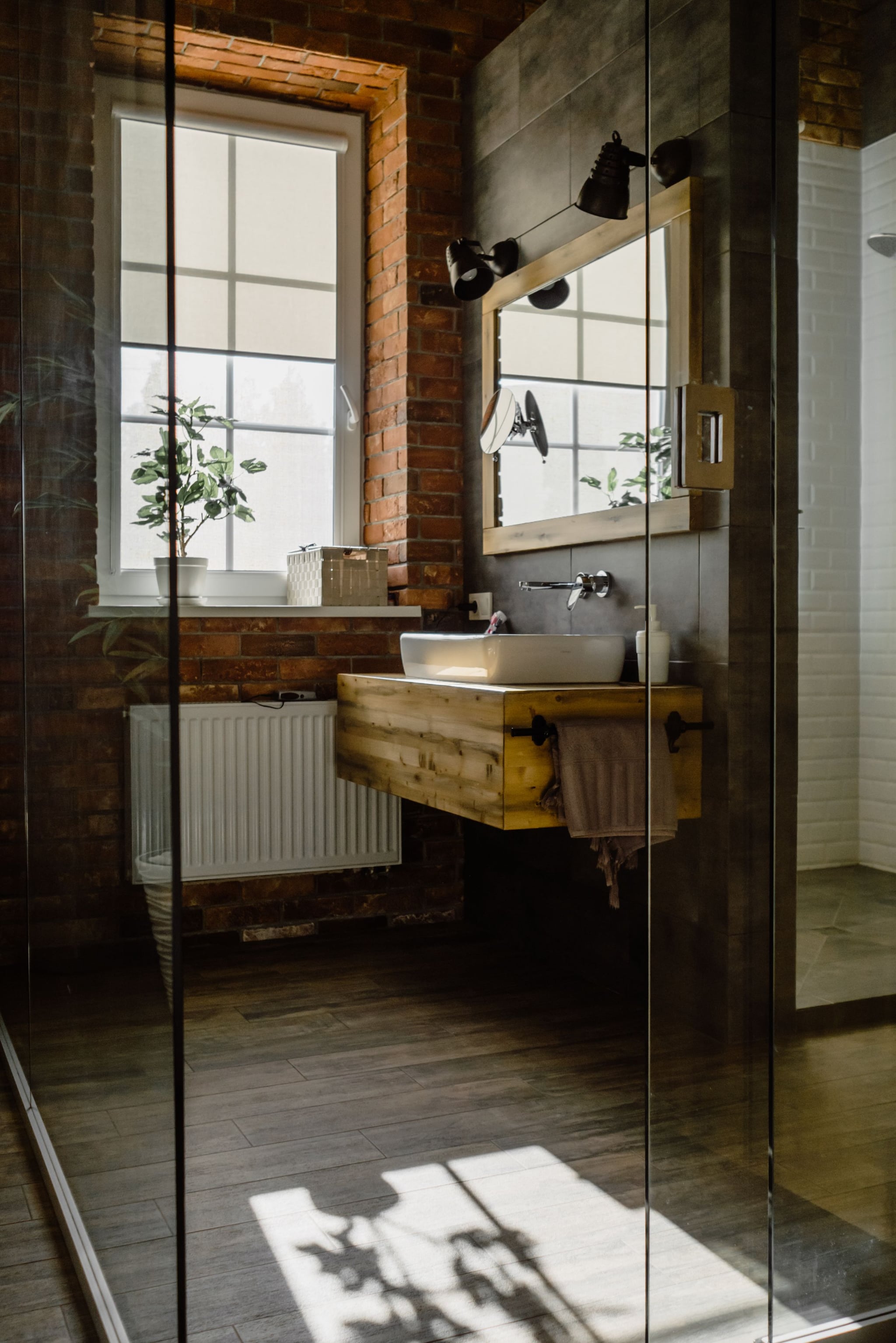 Łazienka po modernizacji instalacji wod-kan